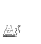 小さいウサギのうさ男59（個別スタンプ：30）