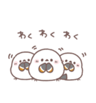 ♥️シマエナガさんのオノマトペ♥️（個別スタンプ：9）