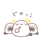 ♥️シマエナガさんのオノマトペ♥️（個別スタンプ：17）