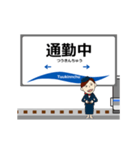 とやま鉄道線in富山の毎日使う動く電車（個別スタンプ：24）