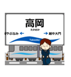 とやま鉄道線in富山の毎日使う電車（個別スタンプ：6）