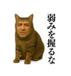 【爆笑】おじさんと猫が融合した＠日常会話（個別スタンプ：9）