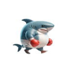 かわいくて怒りっぽいボクシングサメ,（個別スタンプ：2）