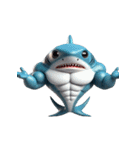 かわいくて怒りっぽいボクシングサメ,（個別スタンプ：6）