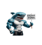 かわいくて怒りっぽいボクシングサメ,（個別スタンプ：11）