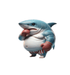 かわいくて怒りっぽいボクシングサメ,（個別スタンプ：15）