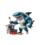 かわいくて怒りっぽいボクシングサメ,（個別スタンプ：17）