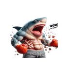 かわいくて怒りっぽいボクシングサメ,（個別スタンプ：19）