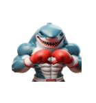 かわいくて怒りっぽいボクシングサメ,（個別スタンプ：25）