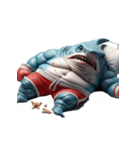 かわいくて怒りっぽいボクシングサメ,（個別スタンプ：27）