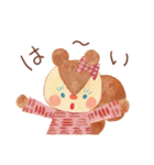 動物たちの秋いっぱいスタンプ（個別スタンプ：4）