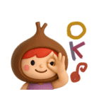 秋色いっぱい✳︎友達にほっこりお便り（個別スタンプ：9）