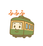 かわいい電車の日常40個（個別スタンプ：25）