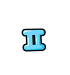 アレンジできる★ハングル Light Blue（個別スタンプ：13）