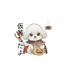 犬の日特集用♡トイプードル秋冬用スタンプ（個別スタンプ：15）