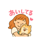 ポメラニアンと仲良しの日常会話スタンプ（個別スタンプ：27）