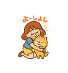 ポメラニアンと仲良しの日常会話スタンプ（個別スタンプ：28）