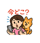 ポメラニアンと仲良しの日常会話スタンプ（個別スタンプ：34）