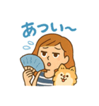 ポメラニアンと仲良しの日常会話スタンプ（個別スタンプ：36）