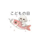 犬の日特集用♡トイプードル春夏用スタンプ（個別スタンプ：10）