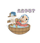 福男、福女の縁起物スタンプ（個別スタンプ：3）