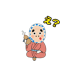 福男、福女の縁起物スタンプ（個別スタンプ：4）