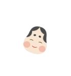 福男、福女の縁起物スタンプ（個別スタンプ：24）