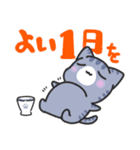 しましま子猫(会話の始めとおわりに)（個別スタンプ：8）