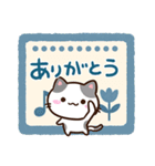 小さいブチ猫☆北欧風（個別スタンプ：9）