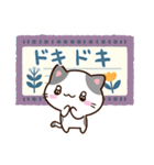 小さいブチ猫☆北欧風（個別スタンプ：25）