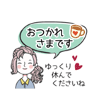 毎日使える✨大人女子の敬語スタンプ長文（個別スタンプ：5）