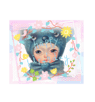 アートスタンプ！青（夜の音）cozocobun（個別スタンプ：2）