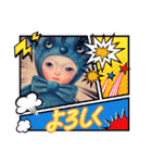 アートスタンプ！青（夜の音）cozocobun（個別スタンプ：40）