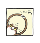 二足歩行の野良猫（個別スタンプ：1）