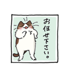 二足歩行の野良猫（個別スタンプ：7）