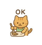 『いっしょに過ごそ』料理好きなねこ（個別スタンプ：28）