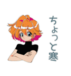 クールなお姉さんの秋★レトロ（個別スタンプ：25）