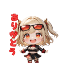 ギャルかわハッピーライフ（個別スタンプ：1）
