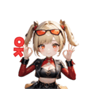 ギャルかわハッピーライフ（個別スタンプ：14）