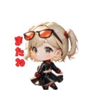 ギャルかわハッピーライフ（個別スタンプ：22）