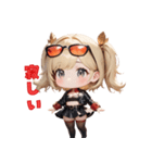ギャルかわハッピーライフ（個別スタンプ：24）