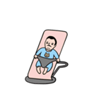アカおじさん☆（サイレント）（個別スタンプ：2）