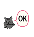 ず～っと使える敬語と挨拶（吹き出し）ブル（個別スタンプ：7）