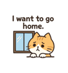 ネガティブねこのスタンプ（個別スタンプ：5）