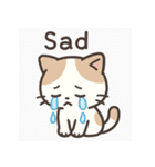 ネガティブねこのスタンプ（個別スタンプ：9）