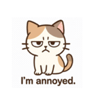 ネガティブねこのスタンプ（個別スタンプ：11）