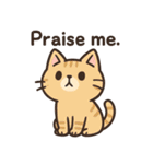 ネガティブねこのスタンプ（個別スタンプ：19）