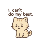 ネガティブねこのスタンプ（個別スタンプ：20）
