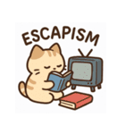 ネガティブねこのスタンプ（個別スタンプ：21）