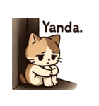 ネガティブねこのスタンプ（個別スタンプ：24）